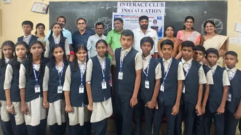 ವಿದ್ಯಾರ್ಥಿಗಳಲ್ಲಿ ನಾಯಕತ್ವ ಮತ್ತು ಸಂವಹನ ಕೌಶಲ್ಯ ವೃದ್ಧಿಗೆ ಇಂಟರಾಕ್ಟ್ ಕ್ಲಬ್ ಸಹಕಾರಿ