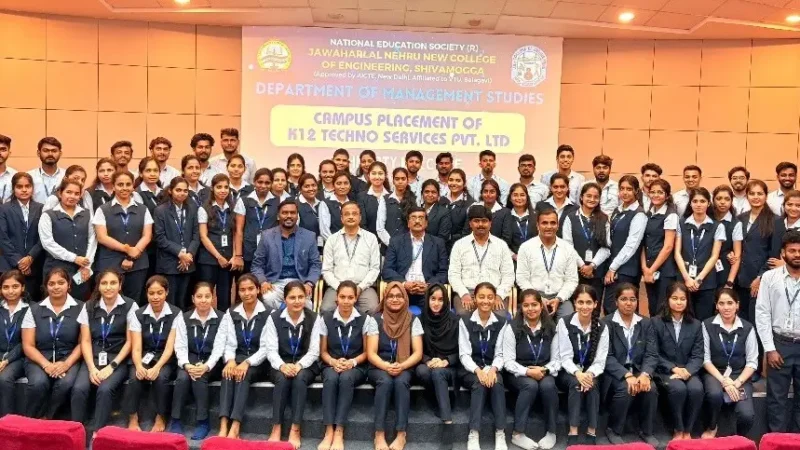 ಜೆಎನ್ಎನ್ ಕಾಲೇಜಿನ ಎಂಬಿಎ ವಿಭಾಗದಿಂದ ಉದ್ಯೋಗ ಮೇಳ, 80 ವಿದ್ಯಾರ್ಥಿಗಳಿಗೆ ಉದ್ಯೋಗ
