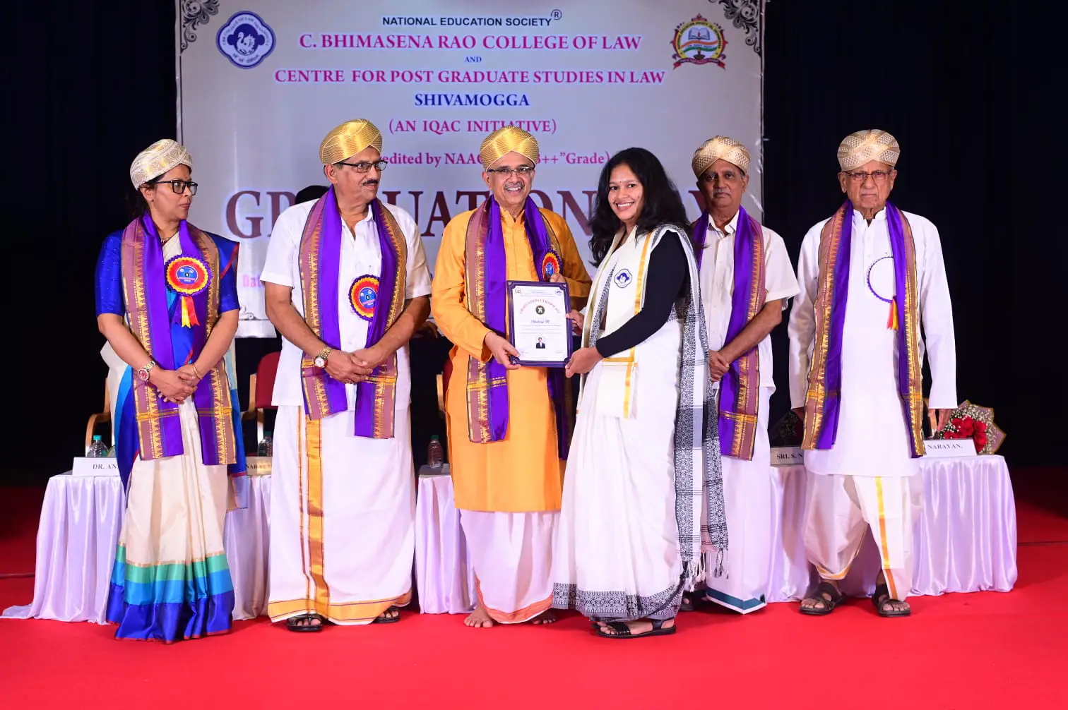 ಸಿಬಿಆರ್ ಕಾಲೇಜಿನ ಕಾನೂನು ವಿದ್ಯಾರ್ಥಿಗಳಿಗೆ ಪದವಿ ಪ್ರಮಾಣಪತ್ರ ಪ್ರದಾನ